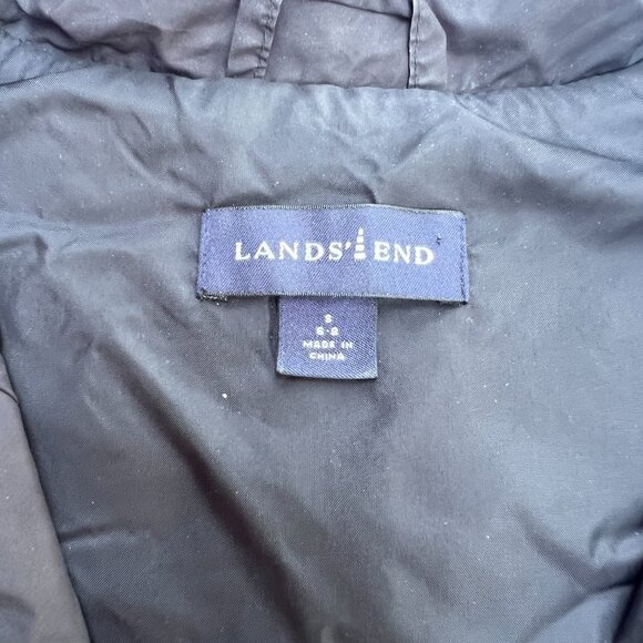Lands' End Quilted Black Vest Size Small - Picture 5 of 5